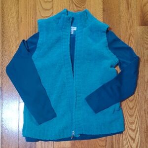 Christopher & Banks Turquoise Vest and Top Set